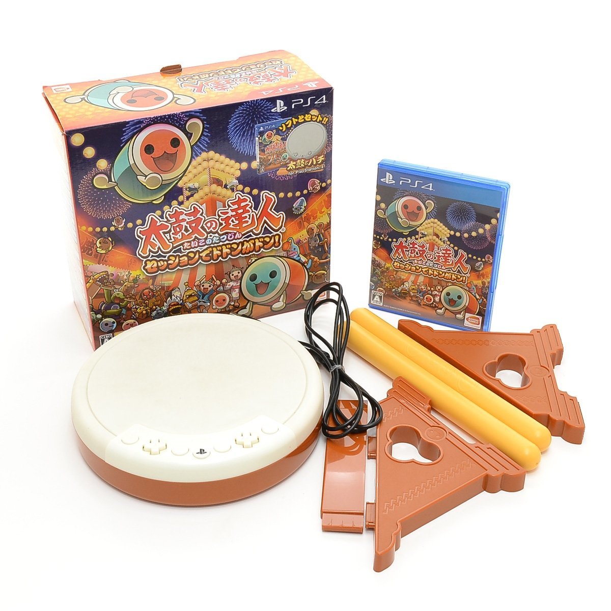 ▽452202 PS4 太鼓の達人 セッションでドドンがドン! 動作確認済 太鼓