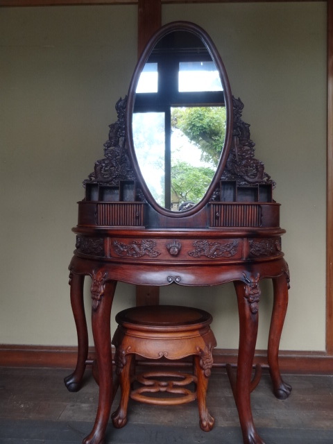 * China furniture dresser & chair China fine art karaki antique furniture super rare goods [ direct pickup moreover, successful bidder. trader arrangement limitation ]*