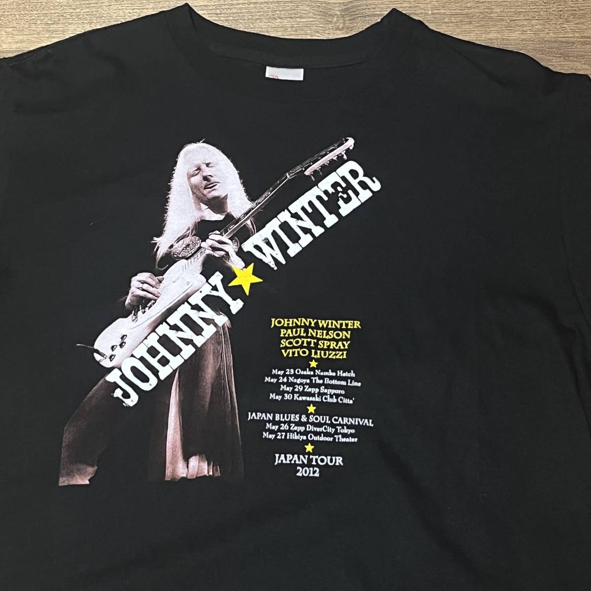 JOHNNY WINTER ジョニー ウィンター Tシャツの画像2