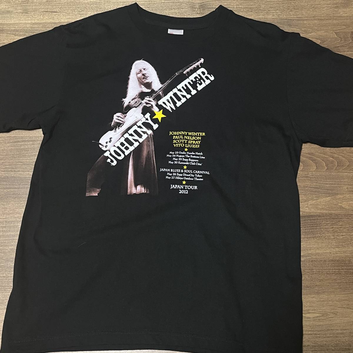 JOHNNY WINTER ジョニー ウィンター Tシャツの画像1