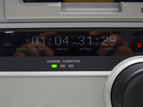 SONY DVCAMプレーヤー DSR-1600 ドラム使用時間106ｘ10Ｈ 動作品 *358177_画像3