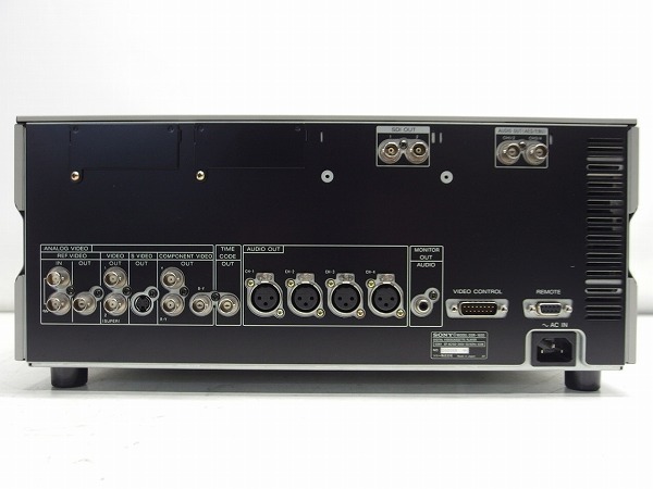 SONY DVCAMプレーヤー DSR-1600 ドラム使用時間106ｘ10Ｈ 動作品 *358177_画像8