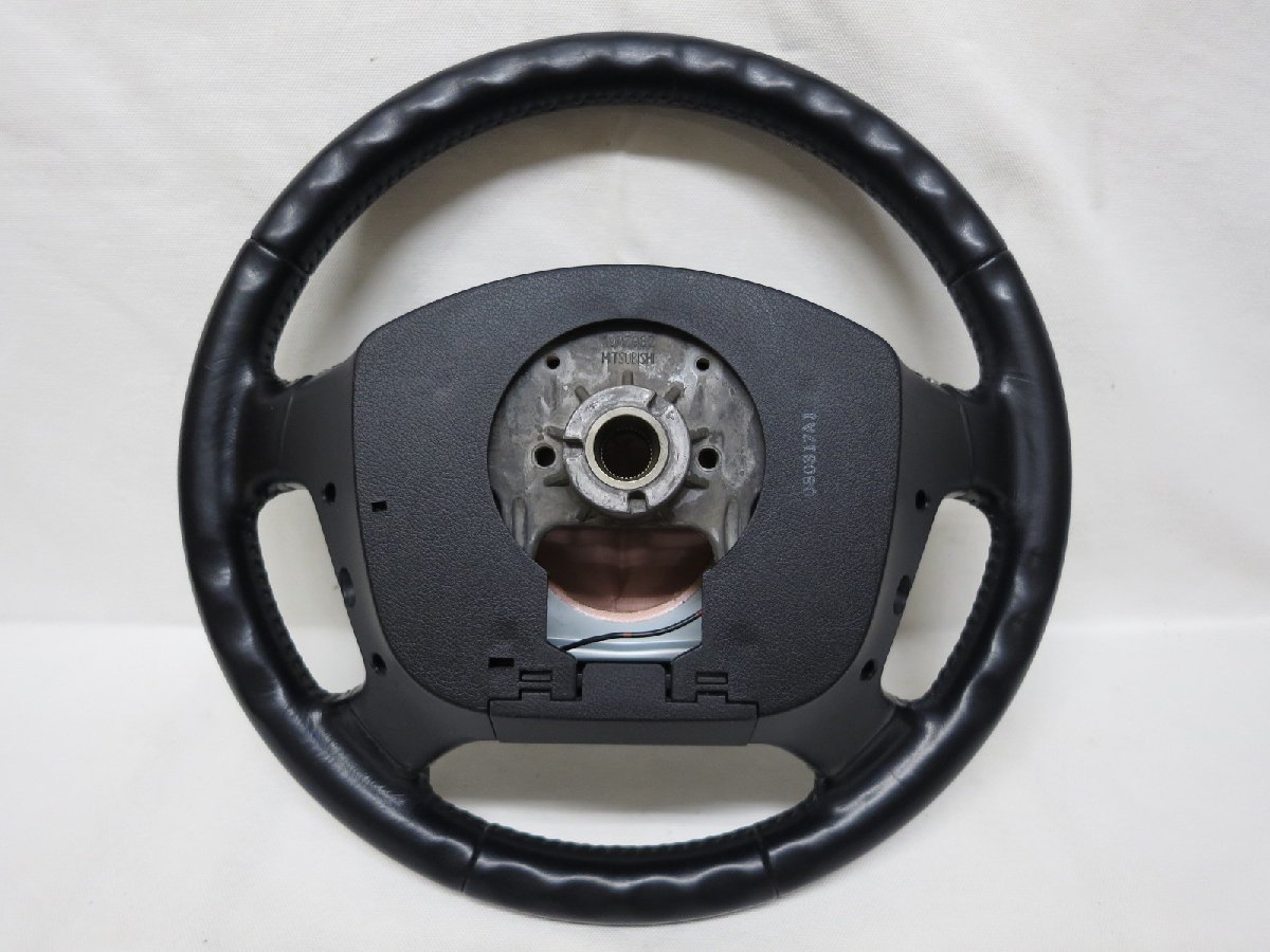 D5 D:5 Delica CV5W оригинальный кожа рулевой механизм руль подушка безопасности подушка безопасности покрытие Pajero V83W V87W V88W контрольный номер (W-ZVIII26)