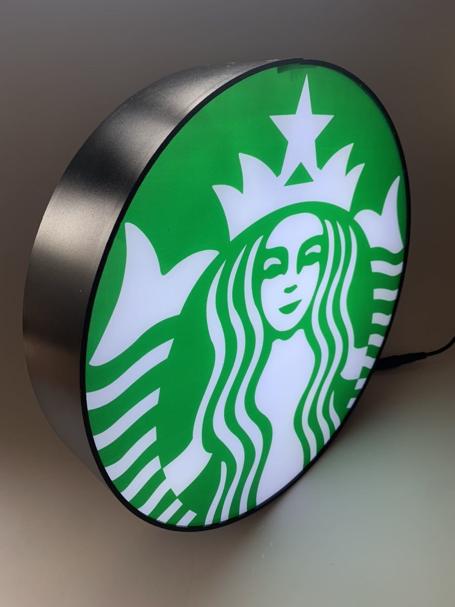 10月から値上げ】スターバックス 新ロゴ看板 STARBUCKS COFFEE ネオン