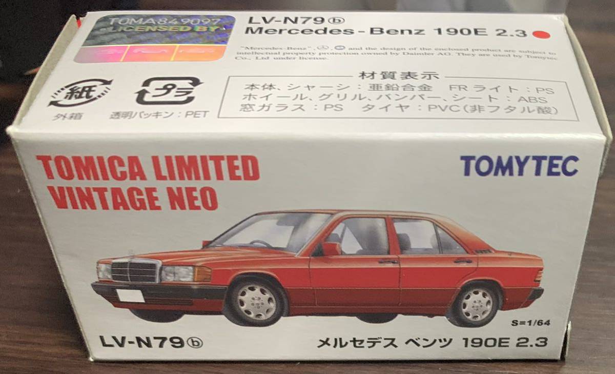 1/64 トミカリミテッド ヴィンテージ ネオ メルセデス ベンツ 190E 2.3 1/64 トミカリミテッド ヴィンテージ ネオ メルセデス ベンツ 190E 2.3
