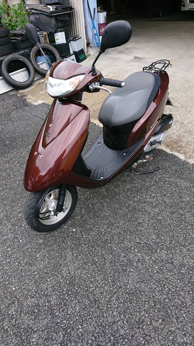 ホンダ ディオ AF68 キレイ 程度良好 AF68 カラー 焦げ茶色 走行距離 18596km