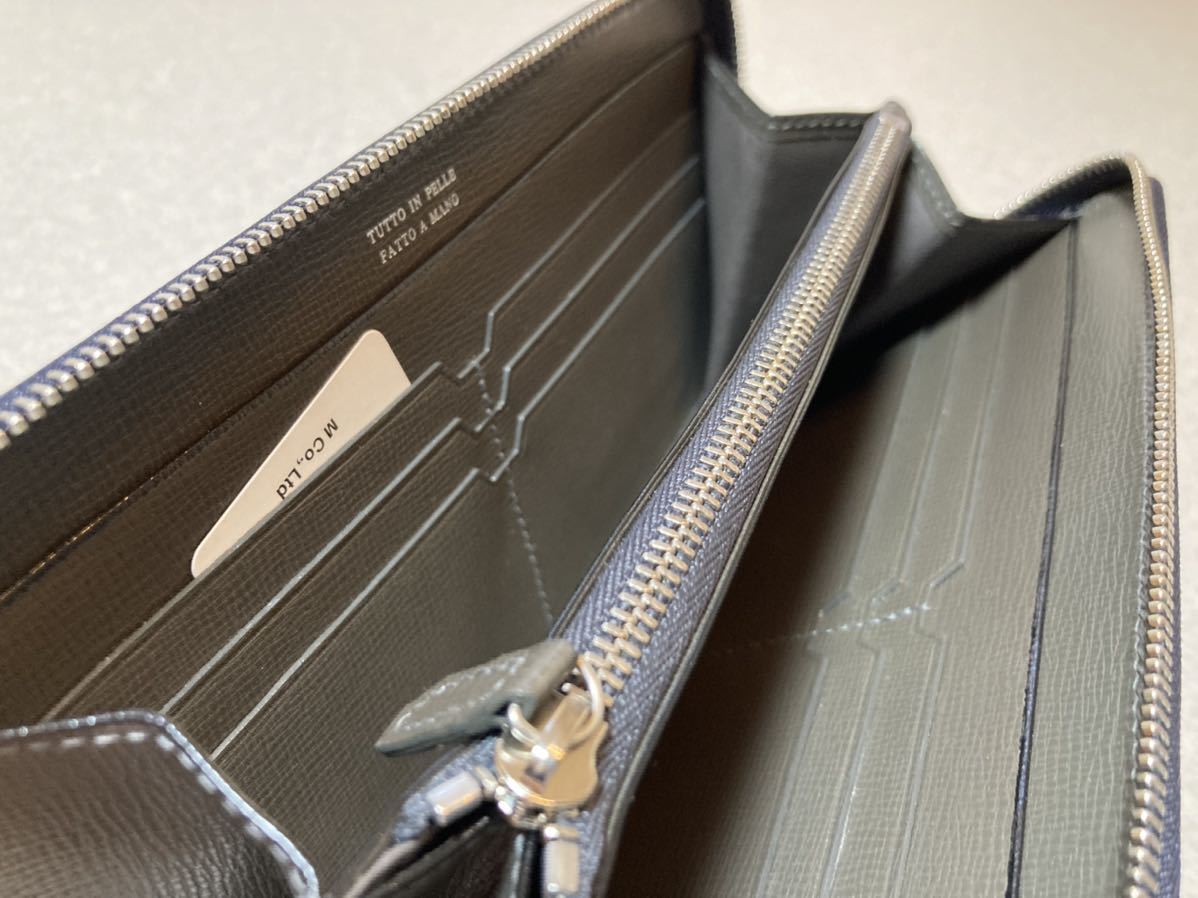 ZANELLATO ザネラート 新品ロングジップウォレット グレージュ色 5万円 ZANELLATO ザネラート 新品ロングジップウォレット グレージュ色 5万円