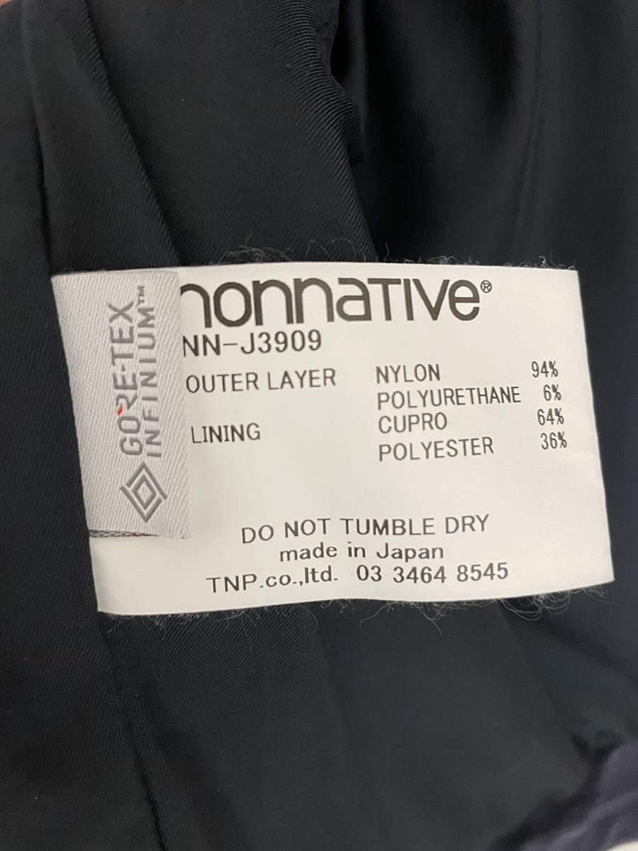 美品 ノンネイティブ nonnative STROLLER BLOUSON N/P RIPSTOP STRETCH