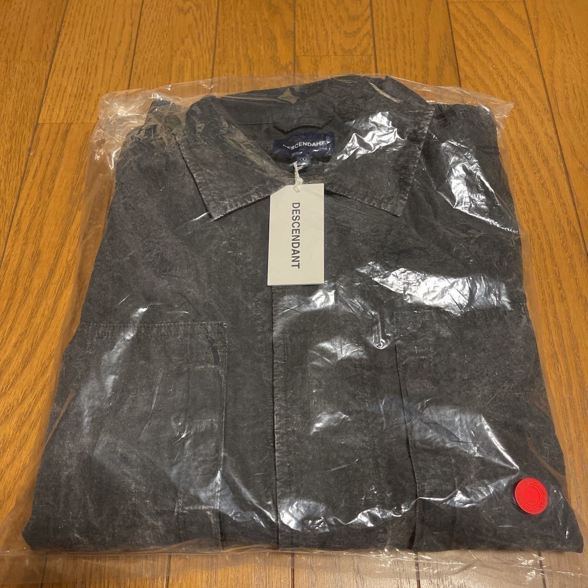 18AW DESCENDANT DWU RIPSTOP LS SHIRT BLACK 1 SMALL ディセンダント