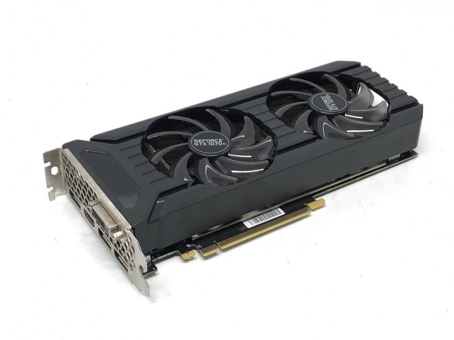DUAL 8G グラフィックボード□現状品 GTX1070Ti - onaparaguay.com 激安日本 中古品 グラボ Ti 1070 GTX GeForce® Palit PCパーツ