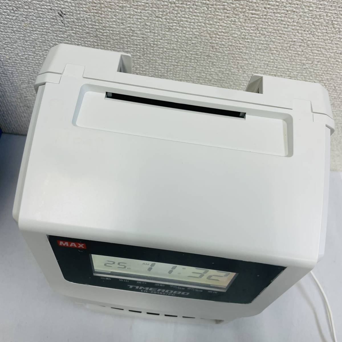 MAXタイムレコーダー 電波時計付ER-201S2/PC 【お1人様1点限り】 4800