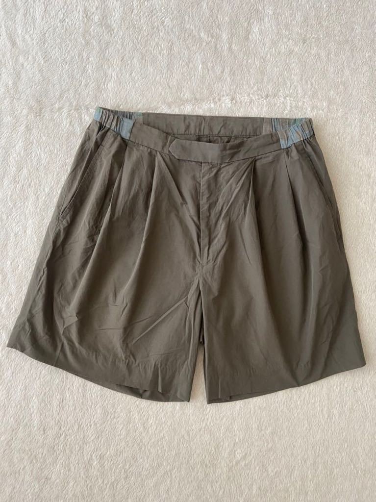 kolor size2 short pants color gray khaki shorts 2016ss