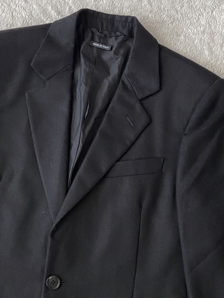 GIORGIO ARMANI size48 最高級カシミヤ100% ジャケット ブラック 黒