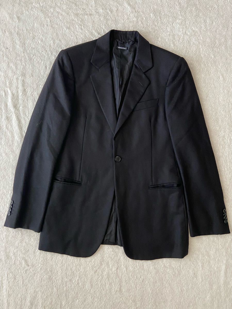 GIORGIO ARMANI size48 最高級カシミヤ100% ジャケット ブラック 黒