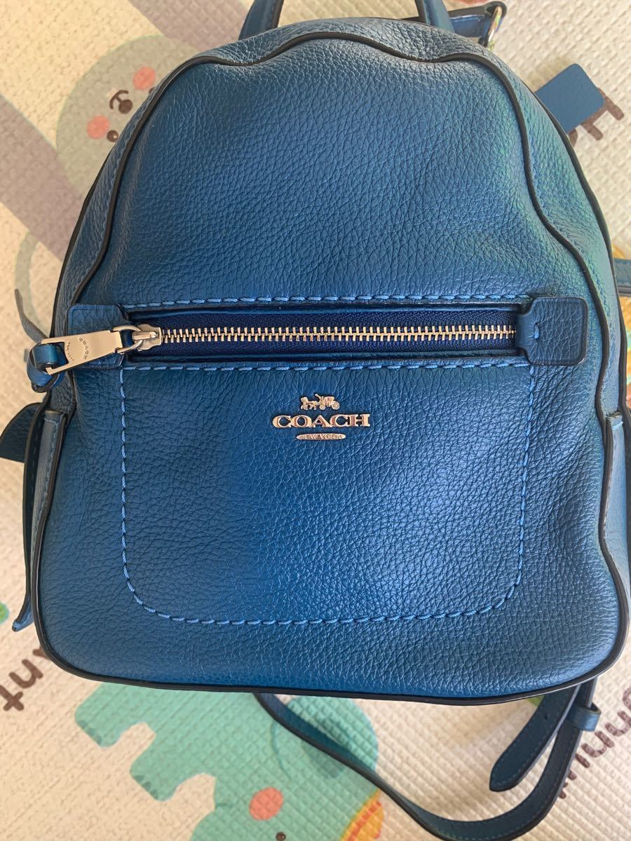 COACH コーチ ミニリュック ネイビー メンズファッション バッグ www