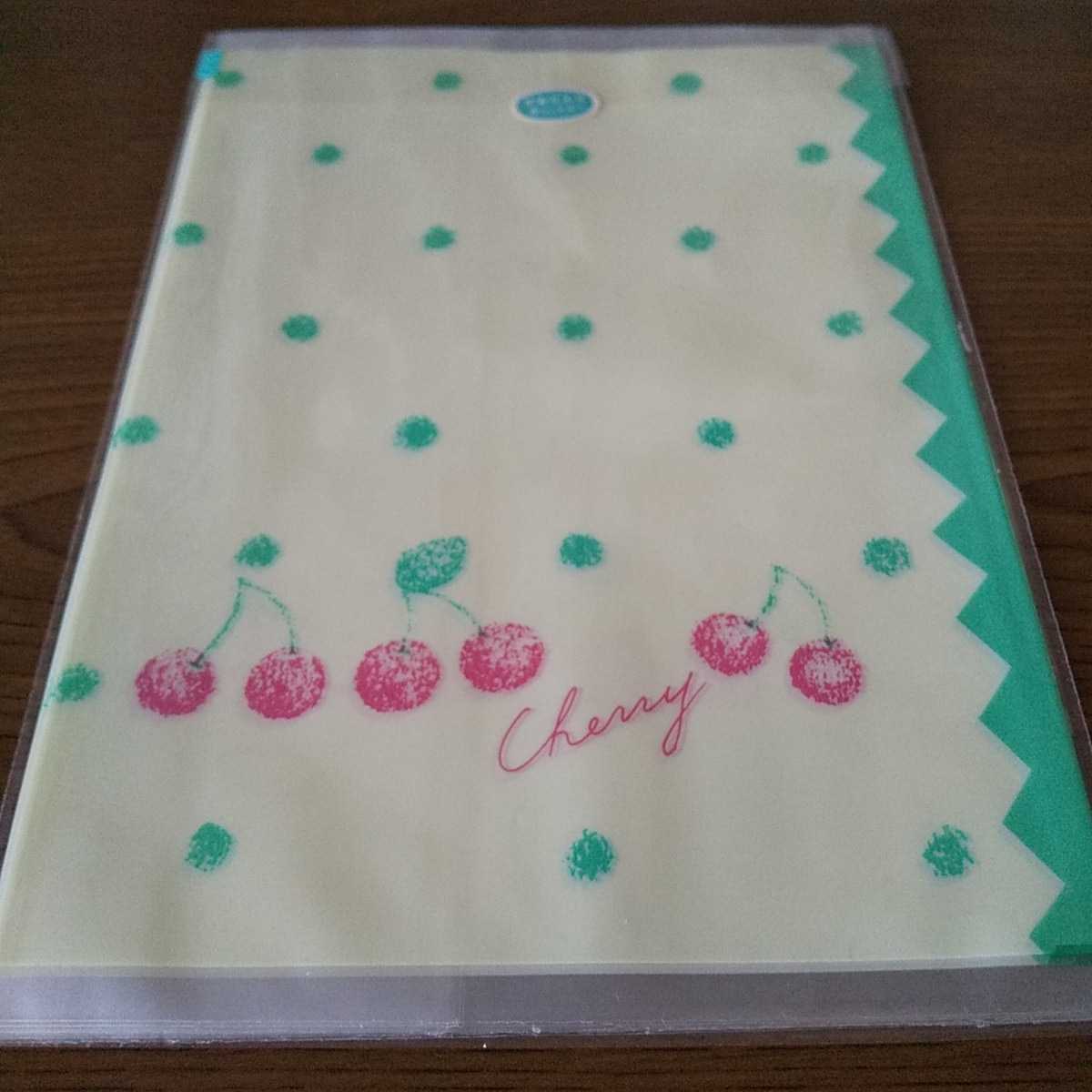 文具店在庫品 未開封☆レモン【Cherry】かおりつきブックカバー(A5・4枚入)☆_画像4