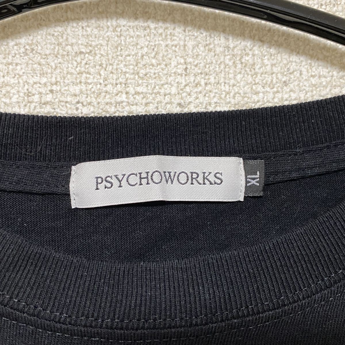 新品 PSYCHO WORKS サイコワークス グラフィック プリント 半袖Tシャツ ブラック XL / アンダーカバー