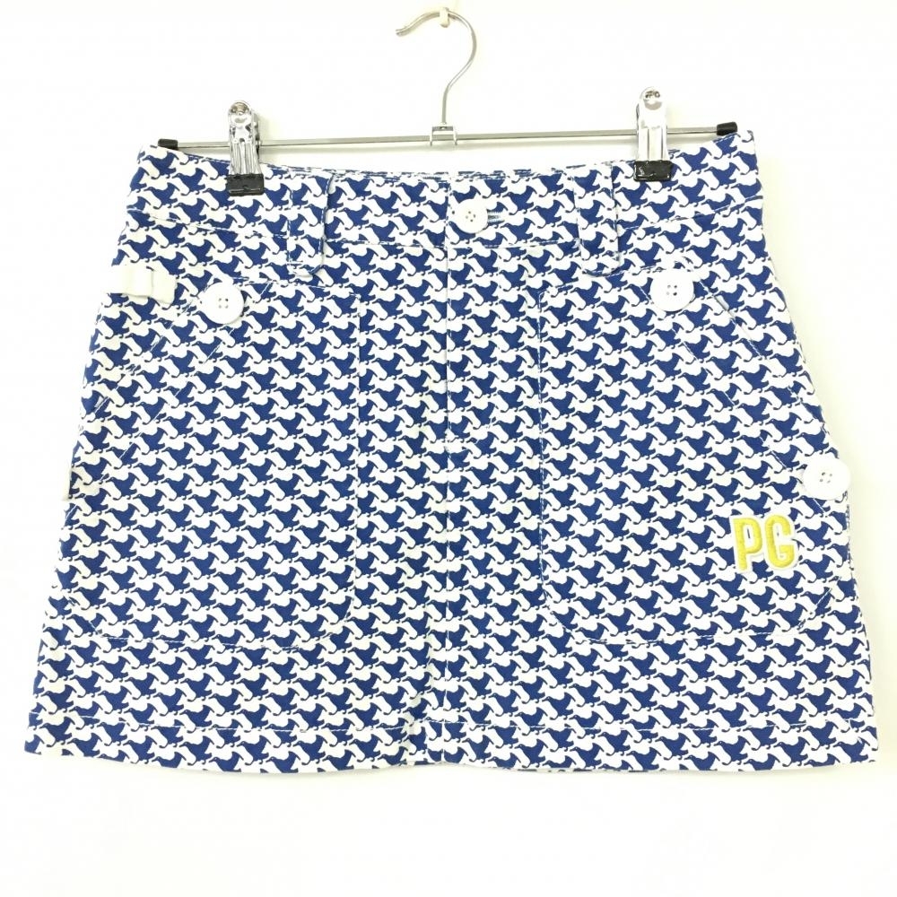祝開店!大放出セール開催中】 パーリーゲイツ GATES 【美品】PEARLY スカート ゴルフウェア 1(M) レディース ティー装着可 総柄 鳥柄 ブルー×白 スカート ★特価40%OFF★パーリーゲイツ パンツ レッド×ベージュ 25周年 ストレッチ レディース 2(L) ゴルフウェア PEARLY GATES
