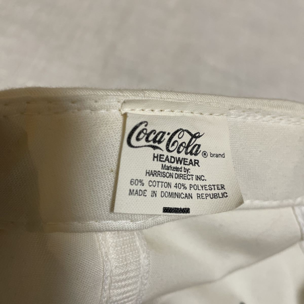 90's coca cola 古着 バイカラー キャップ 企業 帽子 コカコーラ(野球 