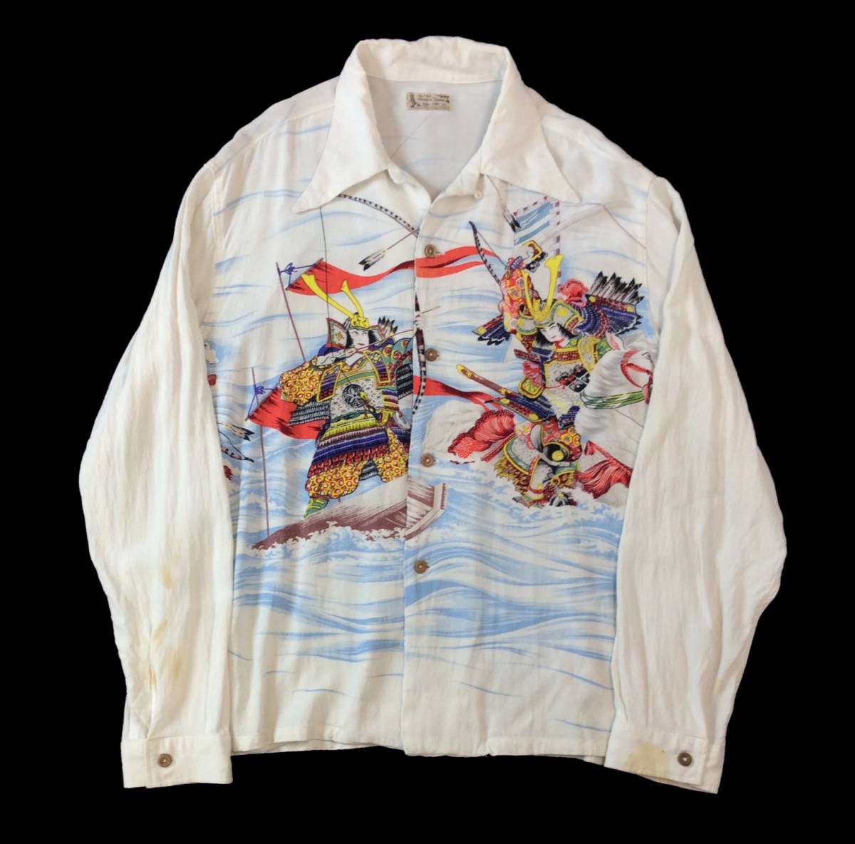 メーカー在庫限り品 ドゥニーム 長袖アロハ M cinemusic.net