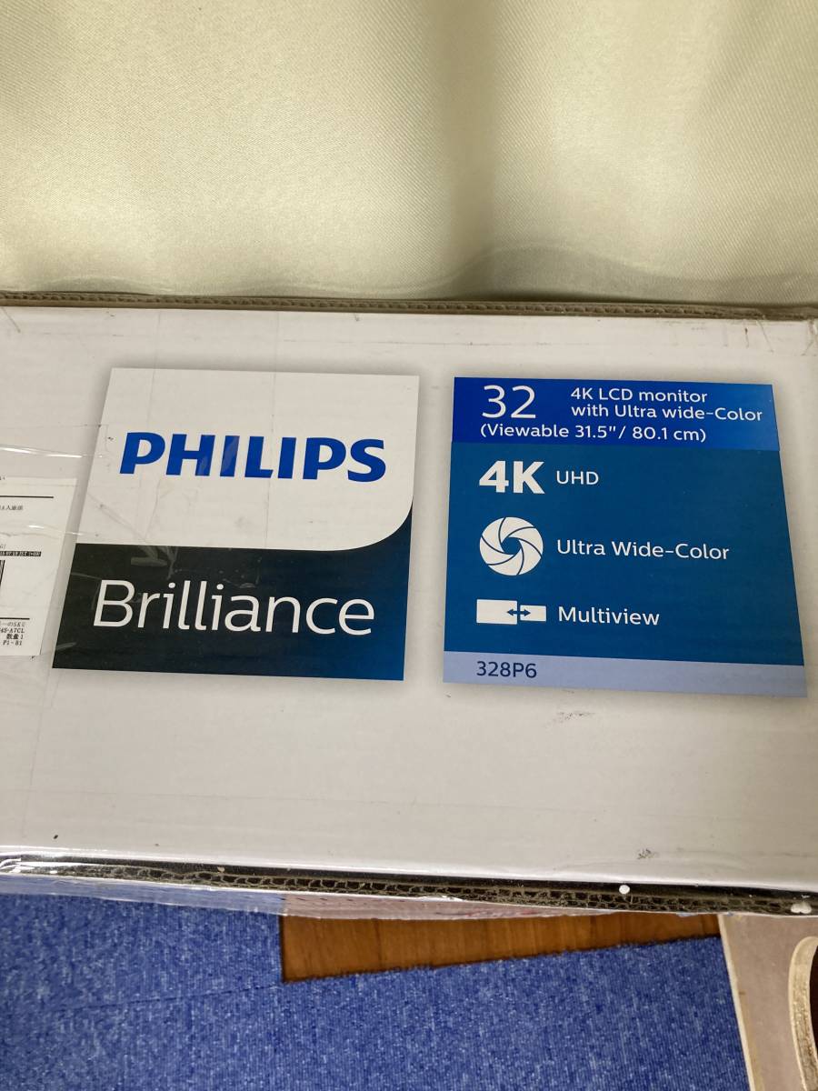 送料無料☆Philipsモニター4K32インチディスプレイ328P6VJEB/11 8
