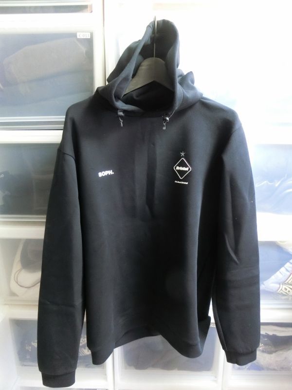 SALE/102%OFF】 黒L FCRB TRAINING TRACK HOODIE パーカー