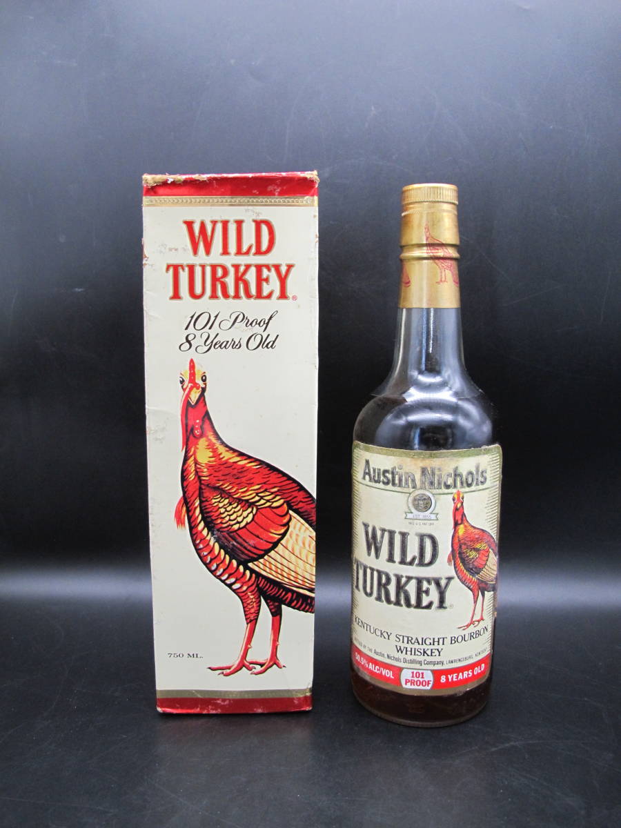 WILD TURKEY ワイルドターキー 8年 バーボンウイスキー 750ml 50.5