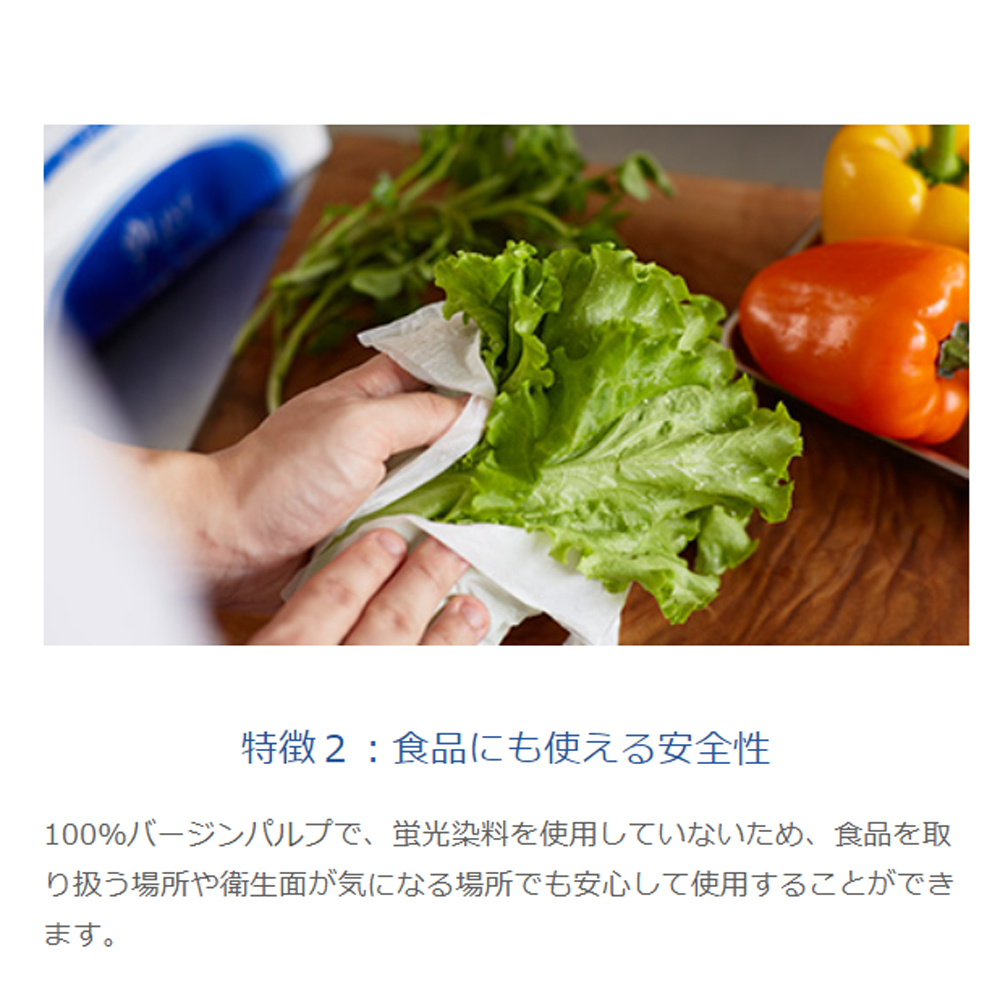 ペーパータオル 業務用 パルプ100％ リビィ エブリディ 食品OK 中判サイズ 205x220mm ２００枚ｘ１パック/送料無料_画像4