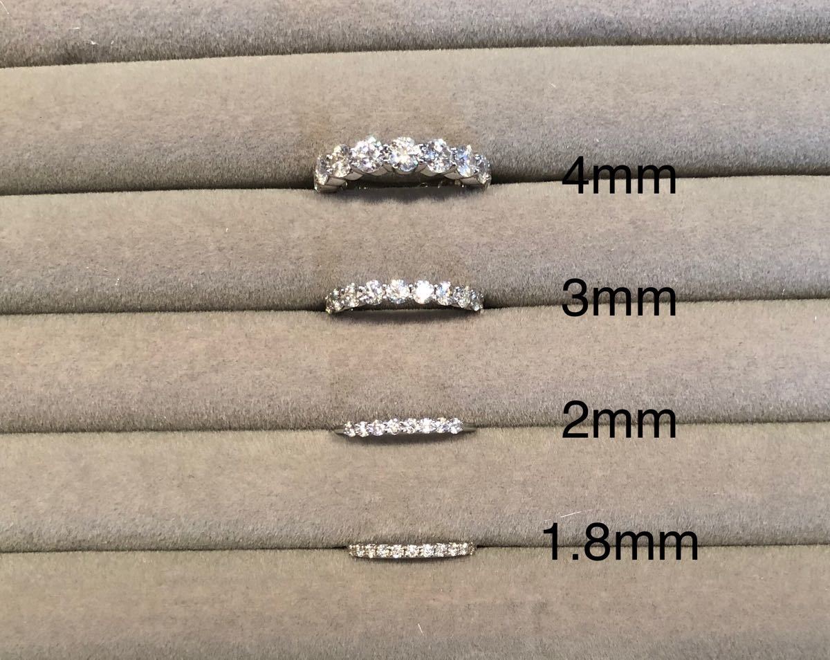 【9号】モアサナイト フルエタニティ リング 3mm モアサナイト モアッサナイト リング 指輪 結婚指輪 婚約指輪