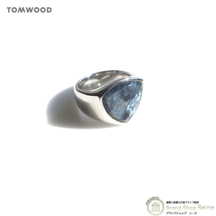 トムウッド （TOM WOOD） Shield Ring シールドリング ラルビカイト シルバー 925 指輪 #48 8号 R74HZNW01S925（新品）