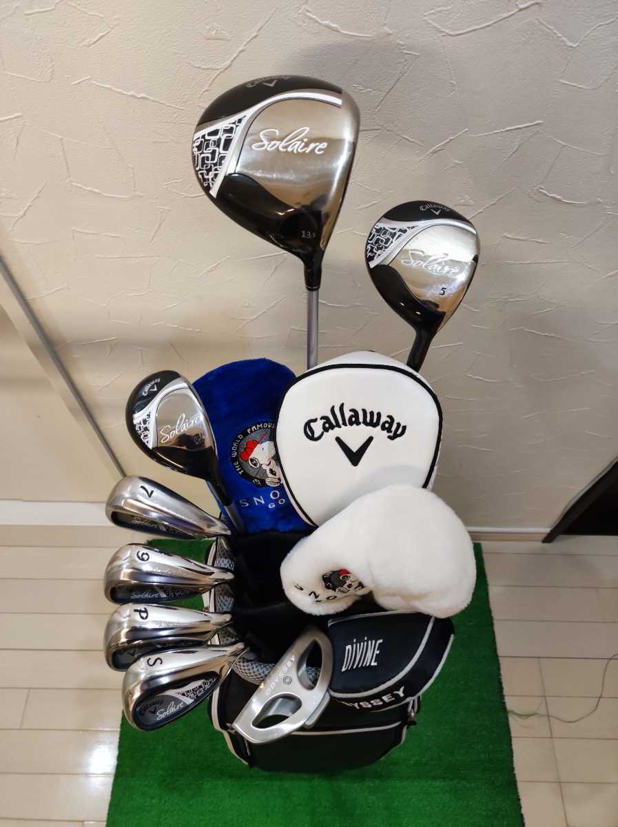 ☆美品/レディース8本/Callaway キャロウェイ Solaire ソレイル