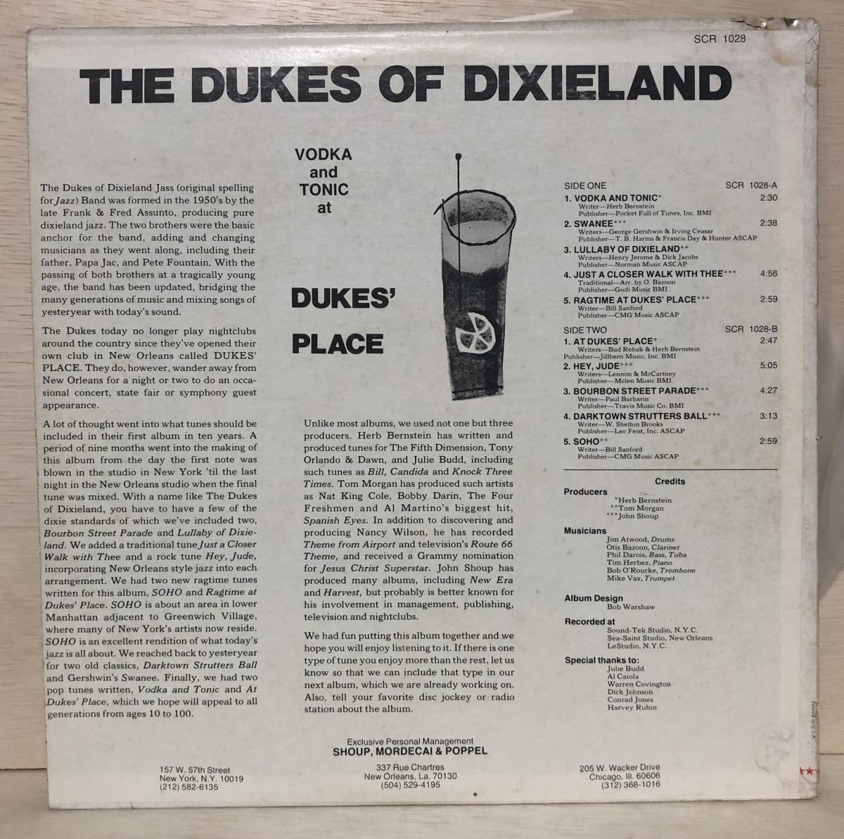 □9/LP（11549）-DUKES PLACE「デュークス・プレイス」*DUKES OF DIXIELAND_画像2