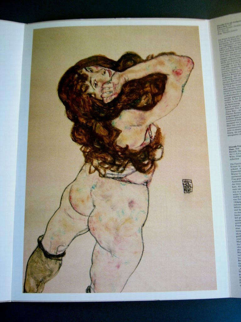 【送料無料】EGON SCHIELE ポスター・6枚・Taschen Posterbook・1990年・Printed in Germany [宅配便発送]_画像5