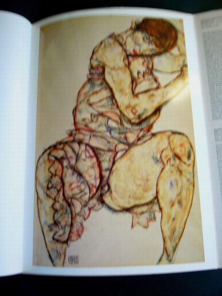 【送料無料】EGON SCHIELE ポスター・6枚・Taschen Posterbook・1990年・Printed in Germany [宅配便発送]_画像8