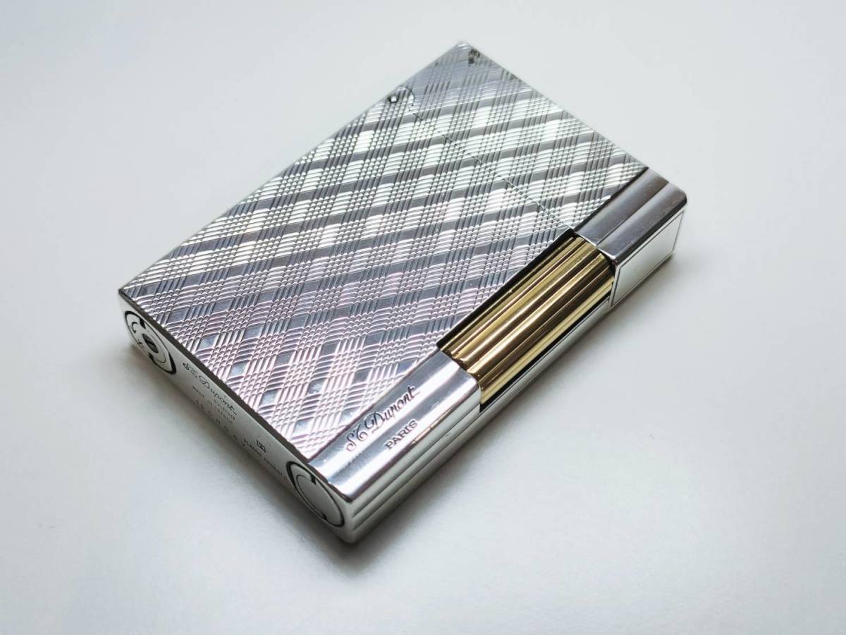 1円~☆ 【S.T.Dupont】STデュポン ライン2 ローラー ライター 喫煙具