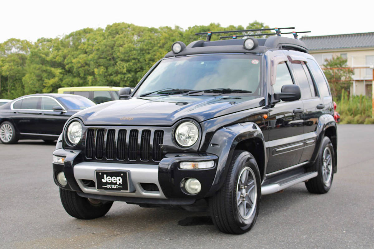 Jeep/チェロキー/ジープ/KJ37/レネゲード/5.5万キロ/平成15年12月初度登録/車検無し/ブラック/純正16インチアルミ/現車確認、試乗歓迎 3