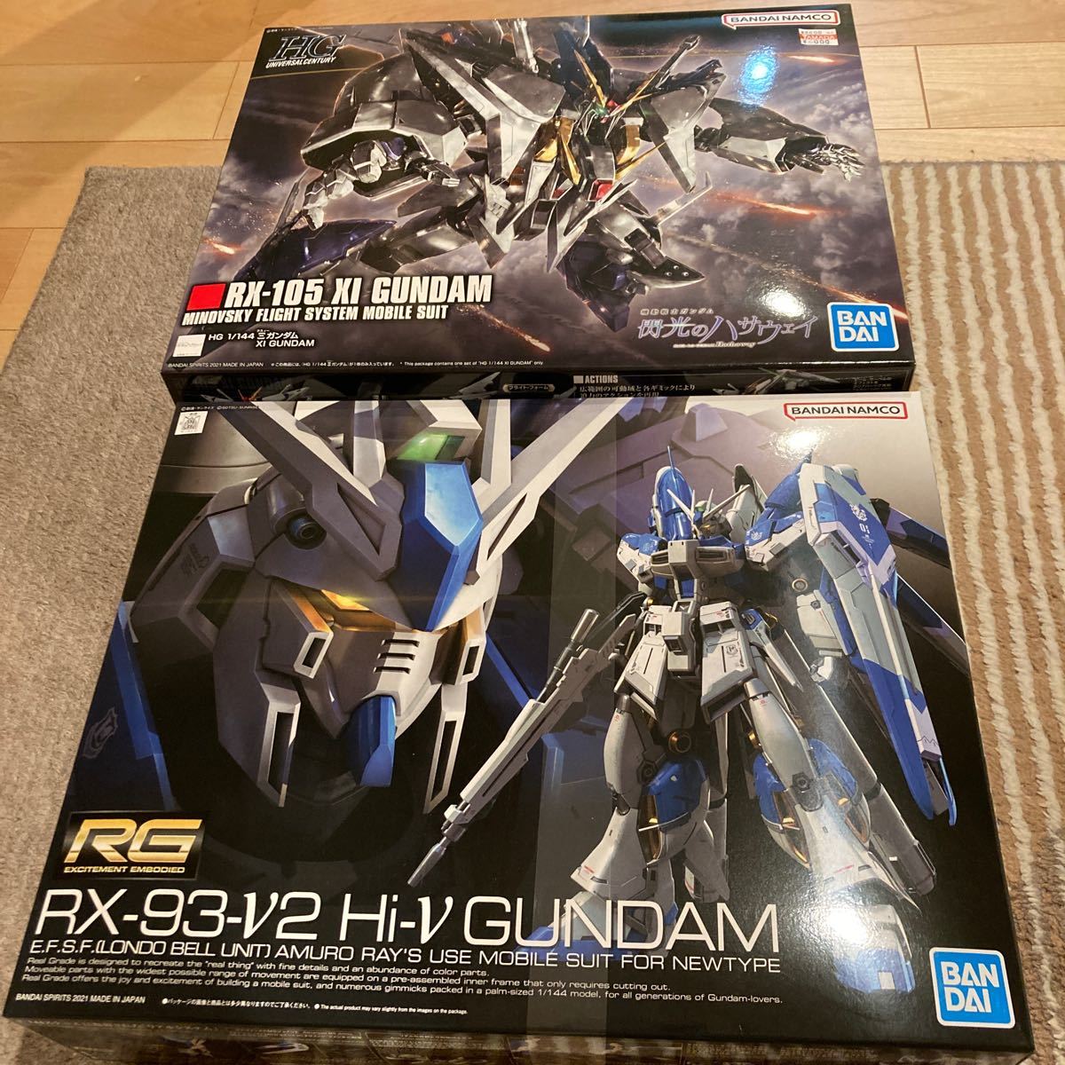 Hi-νガンダム RG クスィーガンダム　HG