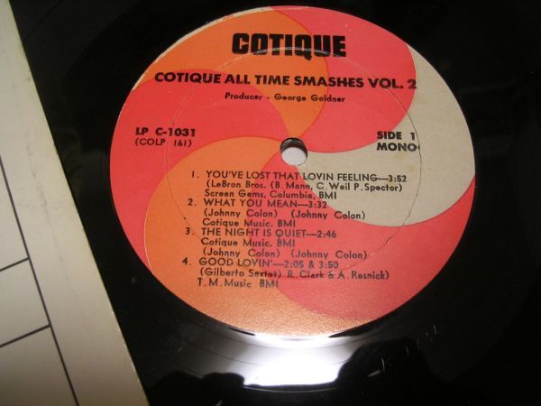 ●WORLD LATIN LP●V.A. / COTIQUE ALL-TIME SMASHES VOL.2_画像3