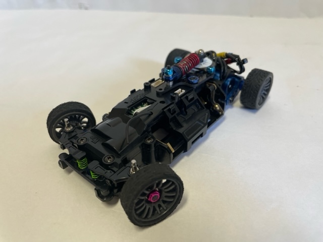 人気最安値 京商 ミニッツ MR-03VE シャーシのみ 青缶 rdwRz