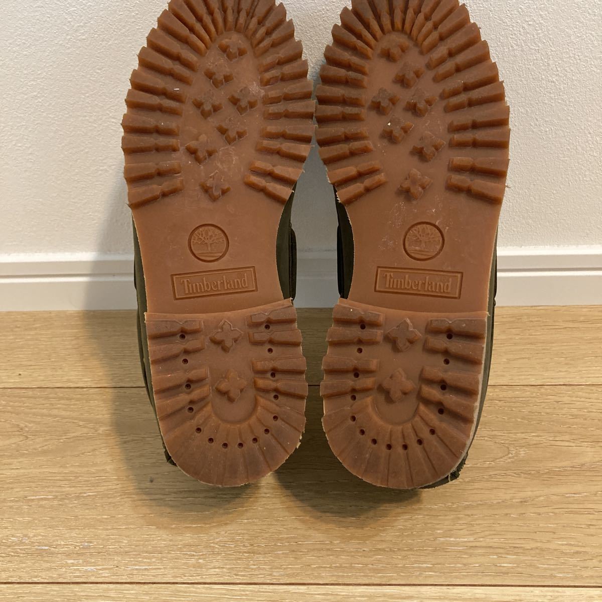 TIMBERLAND AUTHENTICS 3EYE CLASSIC LUG DK GREEN オリーブ 26.5_画像6