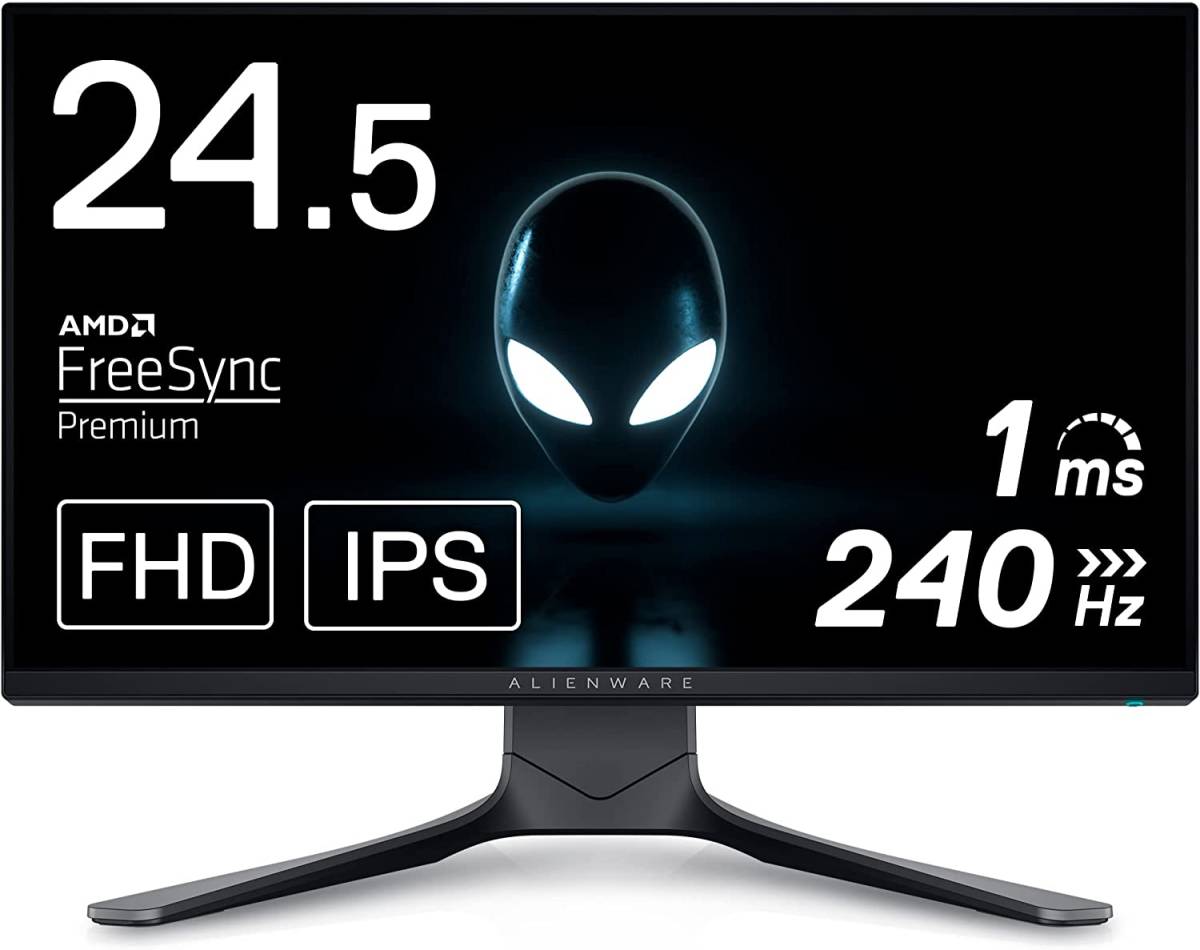 Dell ALIENWARE AW2521HF 24.5インチ ゲーミングモニター 1ms/240Hz