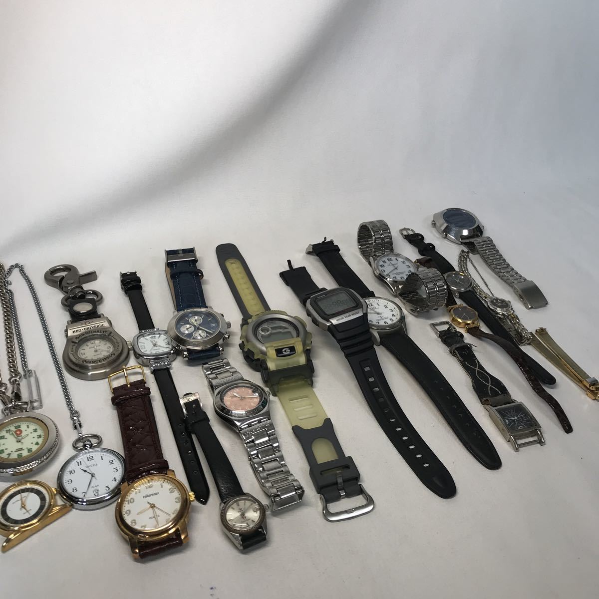時計まとめ 18点 腕時計 懐中時計 ジャンク込み SEIKO CASIO クォーツ など