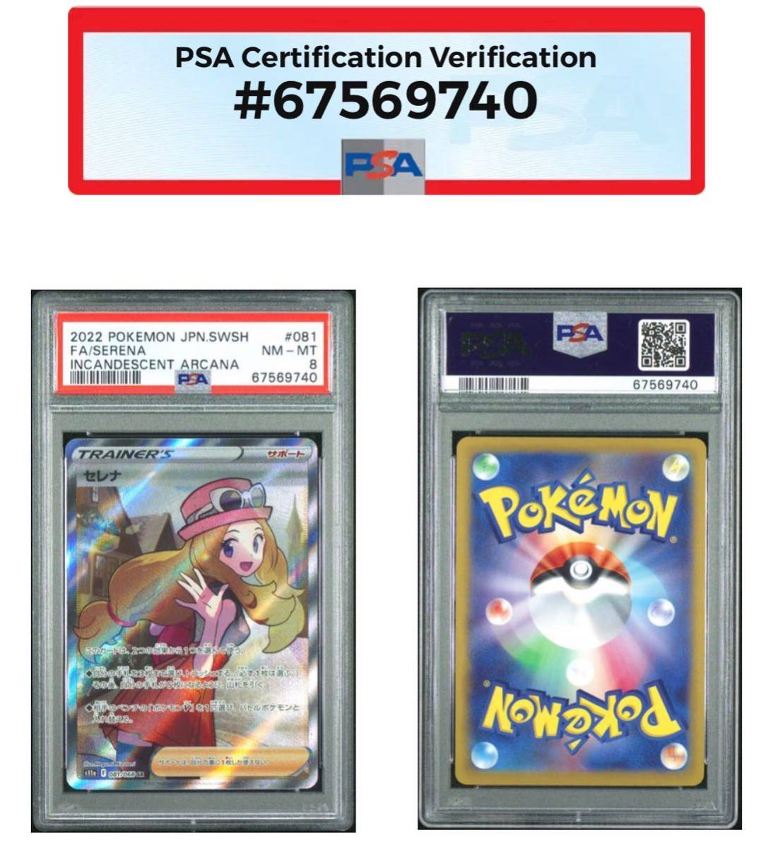 PSA8】セレナ SR【ポケカ】※PSAケースあり | citerol.com.br