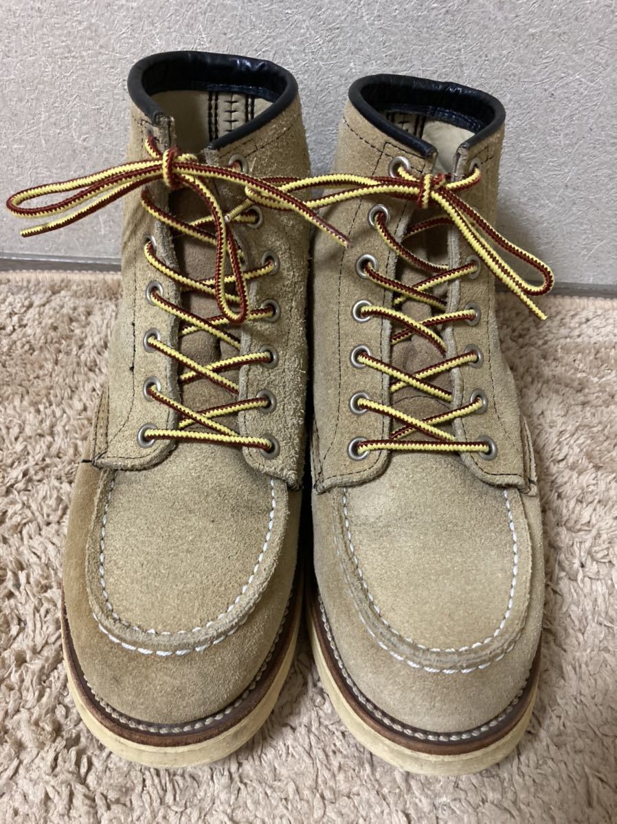 四角犬タグ RED WING 8173 アイリッシュセッター スエード 6.5E レッドウイング ビンテージ_画像2