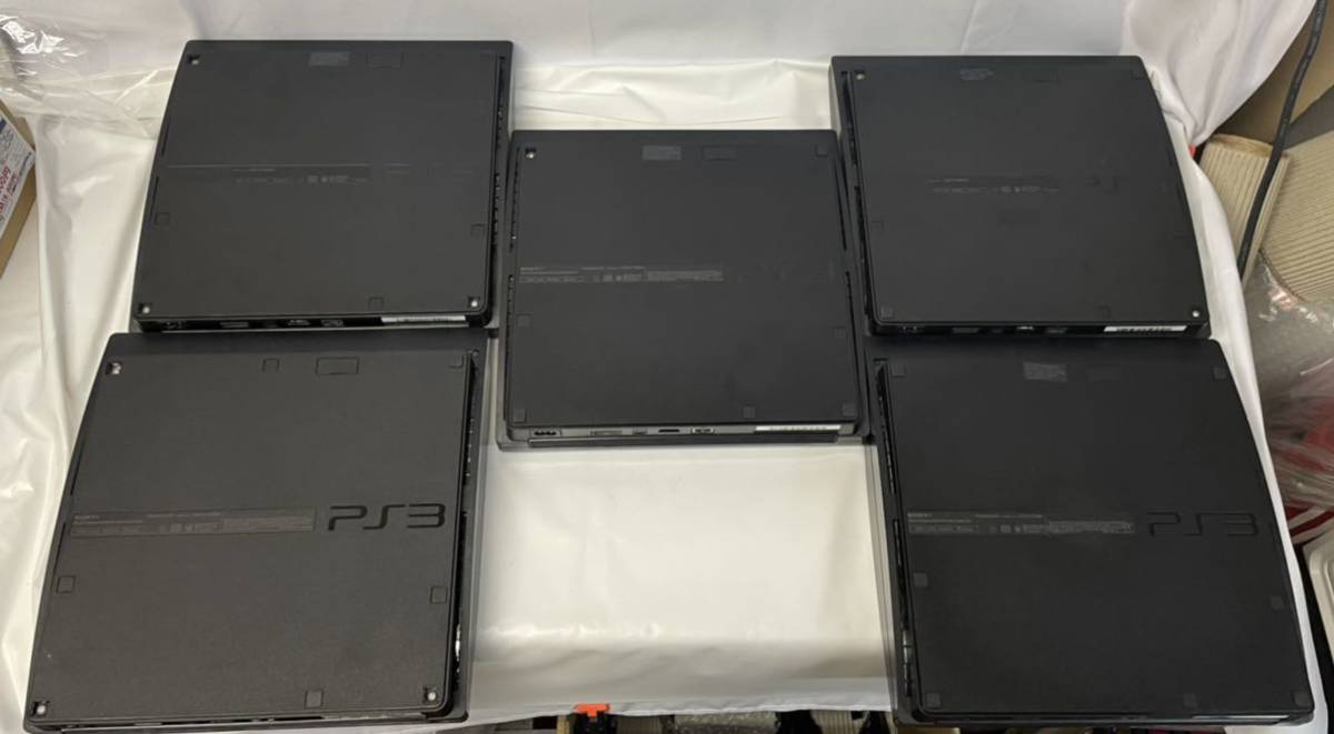 【通電確認のみ】SONY/ソニー PS3 本体 まとめ5台 CECH2100A 2500A