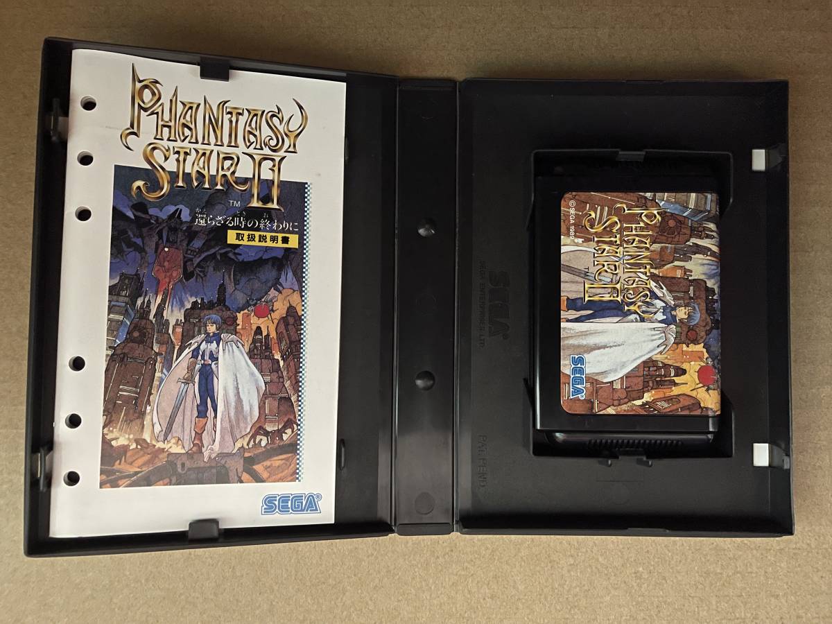 ファンタシースターII・III・IV 3本セット【美品・MD日本版】-
