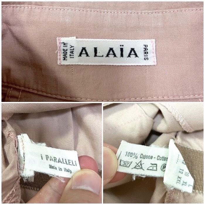 【送料無料】激レア イタリア製 80s Azzedine Alaia ショルダーパッド ブラウス vintage 古着_画像8