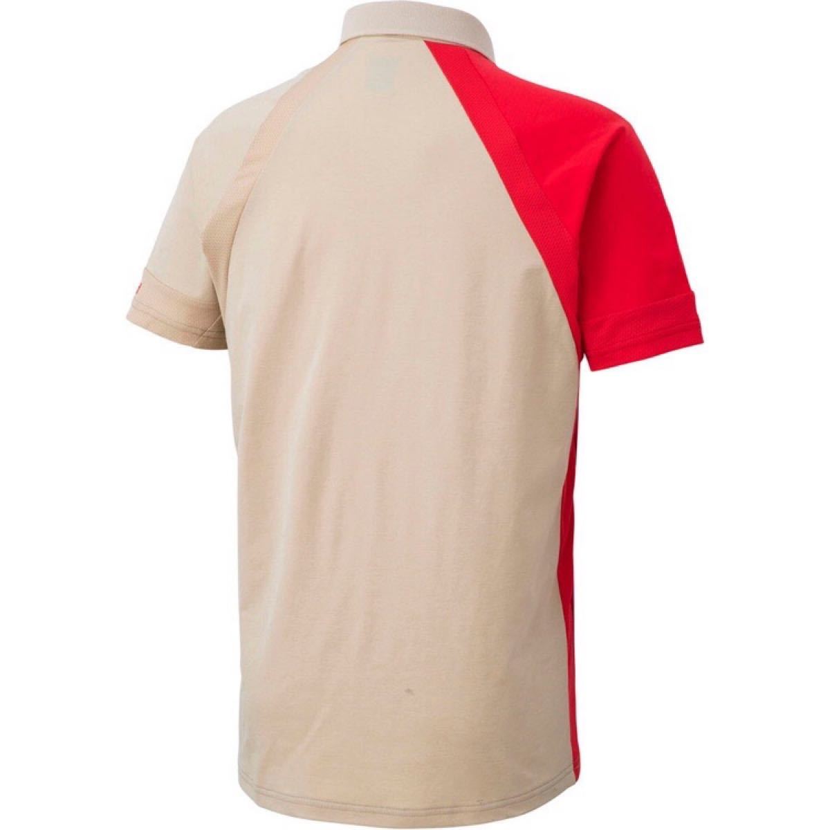 le coq sportif ルコックスポルティフ テニスウェア 半袖ポロシャツ QTMPJA40 ブラウン(茶) メンズL 新品