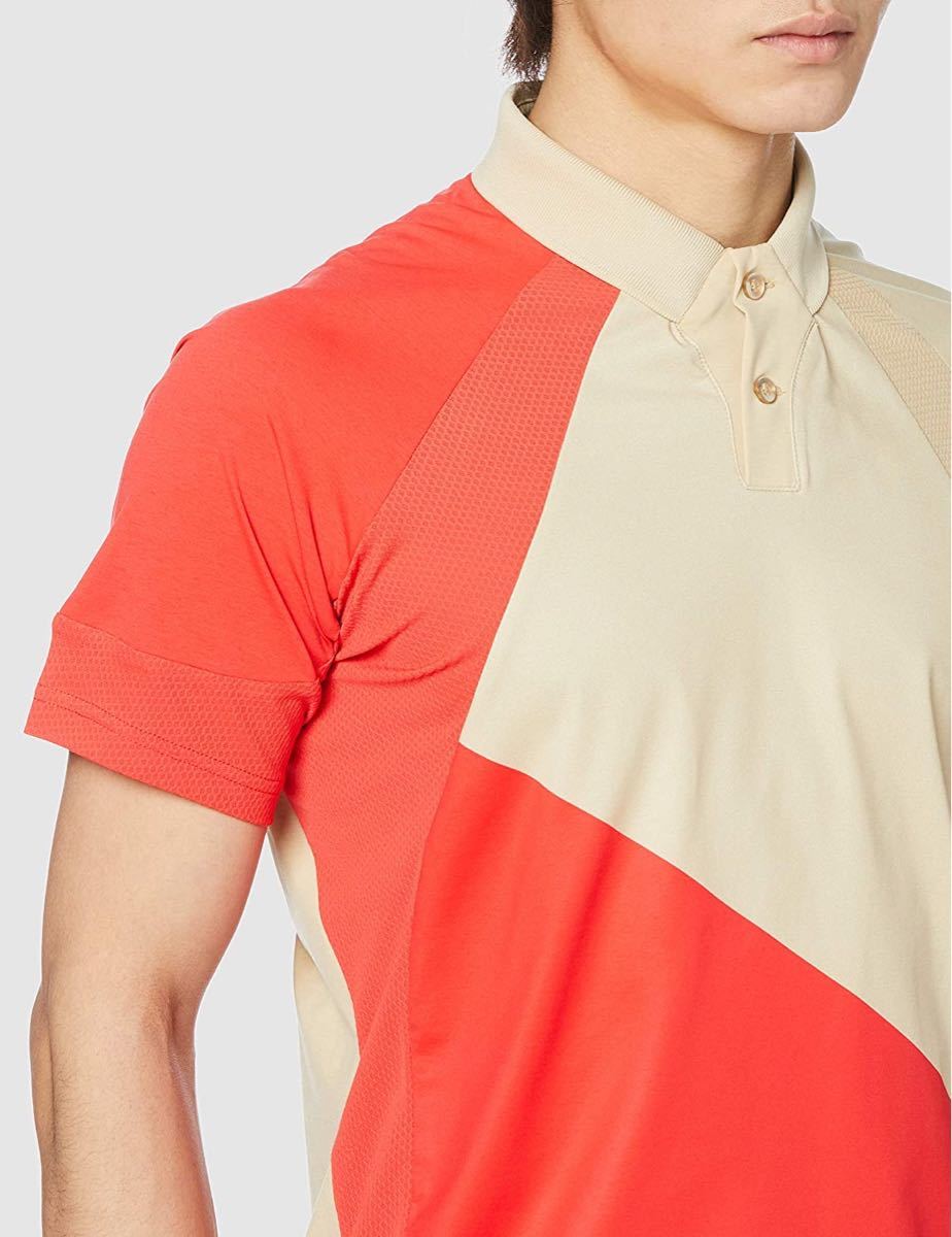 le coq sportif ルコックスポルティフ テニスウェア 半袖ポロシャツ QTMPJA40 ブラウン(茶) メンズL 新品