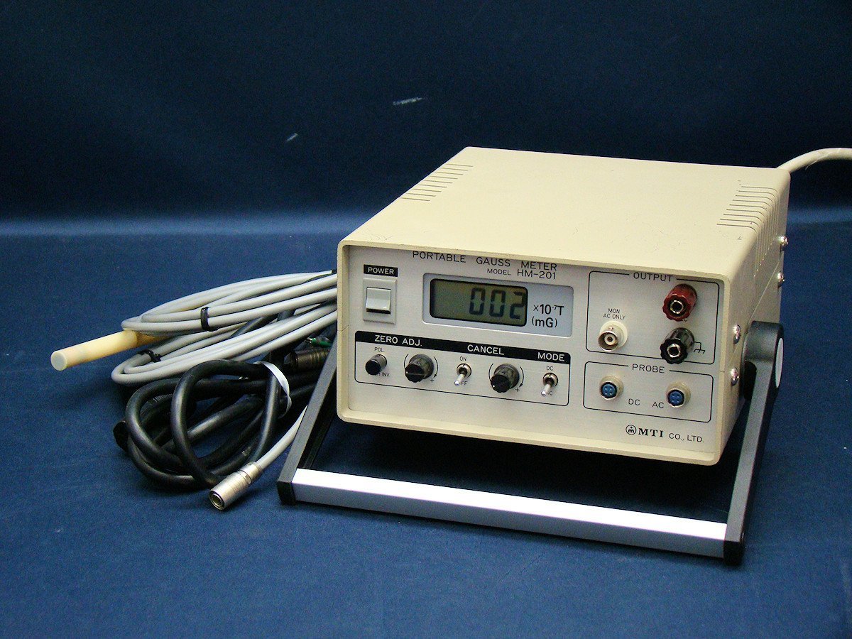 Yahoo!オークション - MTI HM-201 テスラメーター ガウス Yahoo!オークション - MTI HM-201 テスラメーター ガウス